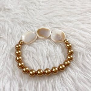 Satin Light Swarovski Pearl Bracelet